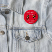 Kinder Noten Allergie Waarschuwing Ronde Button 5,7 Cm (In situ)