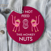 Kinder Noten Allergie Waarschuwing Ronde Button 6,0 Cm (In situ)