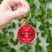 Kinder Noten Allergie Waarschuwing Sleutelhanger (Hand)