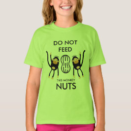 Kinder Noten Allergie Waarschuwing T-shirt