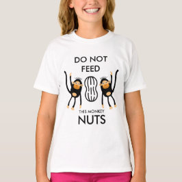 Kinder Noten Allergie Waarschuwing T-shirt