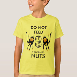 Kinder Noten Allergie Waarschuwing T-shirt