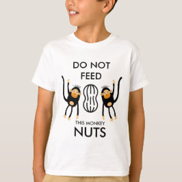 Kinder Noten Allergie Waarschuwing T-shirt