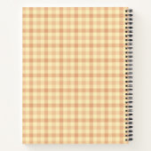 Kinder Notitieboek met Stickers en Gingham Plaid (Achterkant)