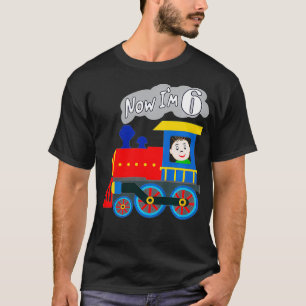 Kinder Nu ben ik 6 kleine grappige verjaardagsloco T-shirt