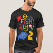 Kinder O-Fish-Ally Twee Verjaardagsversieringen 2  T-shirt (Voorkant)