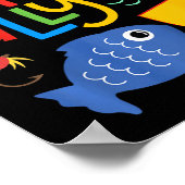 Kinder O-vis-bondgenoot Vijf Verjaardag Decoraties (Hoek)