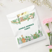 Kinder Oerwoud Animals Party Favoriet Bag Bedankzakje (Gezegeld)