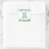 Kinder Oerwoud Dieren Partij Plein Sticker - Rhino (Tas)