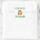 Kinder Oerwoud Dieren Partij Plein Sticker - Tijge (Tas)