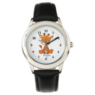 kinder Oerwoud giraffe Horloge