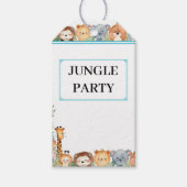 Kinder Oerwoud Party Gift Label Cadeaulabel (Voorkant)