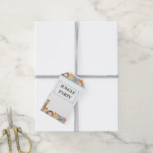 Kinder Oerwoud Party Gift Label Cadeaulabel (Met Touw)