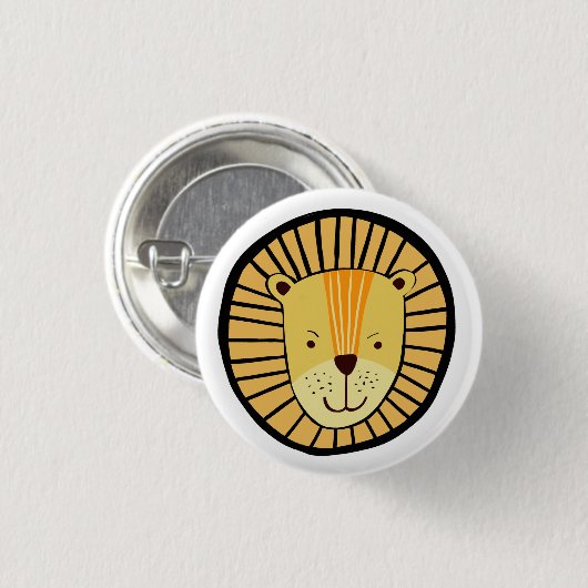 Kinder Oerwoud Ronde Button 3,2 Cm (Voorkant /achterkant)