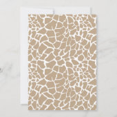 Kinder Oerwoud Safari 1e Verjaardagsfeestuitnodigi Kaart (Achterkant)