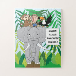 Kinder Oerwoud Safari Jigzaag Puzzle Legpuzzel