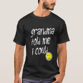 Kinder OMA ZEI DAT IK oma trots kon maken T-shirt (Voorkant)