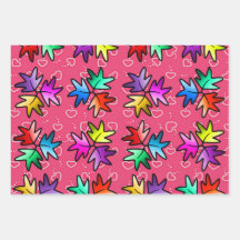 Kinder omslagpapier van de bladeren van de hartsto