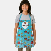 Kinder onderwater personaliseren met vis schort (Insitu)