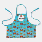 Kinder onderwater personaliseren met vis schort (Voorkant)