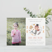 Kinder onderwater Zeemeermin foto voorschoolse Afs Aankondiging (Staand voorkant)