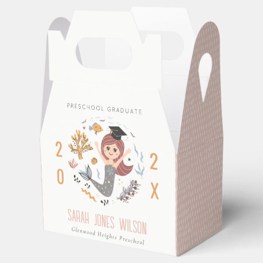 Kinder onderwaterZeemeerminnende preschool GraduPa Bedankdoosjes (Geopend)