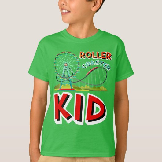 Kinder Onderzetter Roller T-shirt (Voorkant)