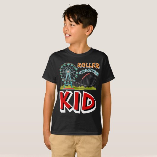 Kinder Onderzetter Roller T-shirt (Voorkant volledig)