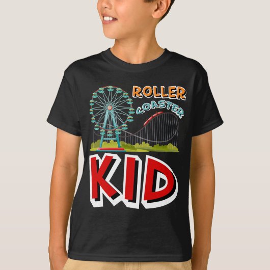 Kinder Onderzetter Roller T-shirt (Voorkant)