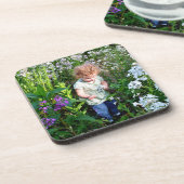 Kinder Onderzetters foto-sjabloon set van 6 cadeau (Linkerzijde)