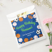 Kinder ongeval bij sportpartij bedankzakje (Gezegeld)