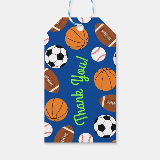 Kinder ongeval bij sportpartij cadeaulabel (Voorkant)