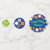 Kinder ongeval bij sportpartij confetti (Voorkanten)