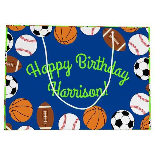 Kinder ongeval bij sportpartij groot cadeauzakje (Achterkant)