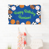 Kinder ongeval bij sportpartij spandoek (Insitu)