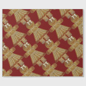 Kinder ontbijtmeisje II Kerstmis Cadeaupapier (Vlak)