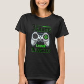 Kinder ontgrendelde videogame van 3e graad t-shirt (Voorkant)