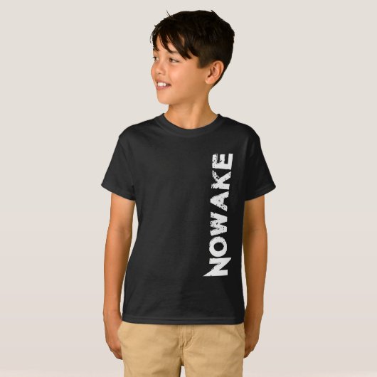 KINDER ontwerp NOWAKE T-shirt (Voorkant volledig)