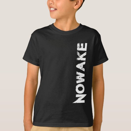 KINDER ontwerp NOWAKE T-shirt (Voorkant)