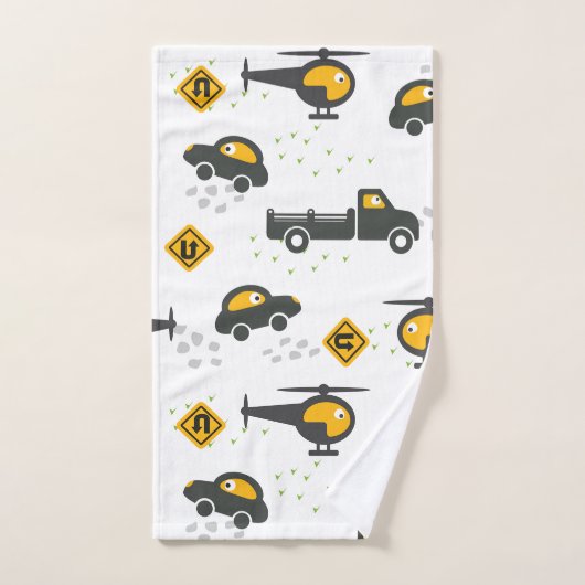 Kinder ontwerp voor geluidsauto's en vrachtwagens bad handdoek (Handdoek)