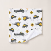 Kinder ontwerp voor geluidsauto's en vrachtwagens bad handdoek (Wasdoekje)