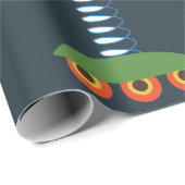 Kinder ontwerp voor geluidsrobots cadeaupapier (Rol Hoek)