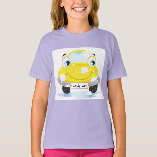 KINDER ONTWERPEN T-SHIRT: lavender edition T-shirt (Voorkant)