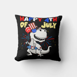 Kinder op 4 juli t.o.v. Dino Dinosaur Baby Kussen