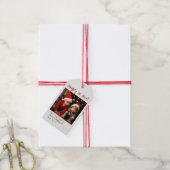 Kinder op de Naughty List Gift Label Cadeaulabel (Met Touw)