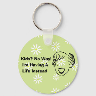 Kinder op geen manier sleutelhanger