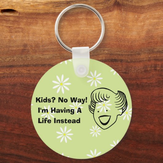 Kinder op geen manier sleutelhanger (Voorkant)