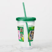 Kinder op Halloween Acryl Tumbler verjaardagscadea Acryl Drinkbeker (Links)