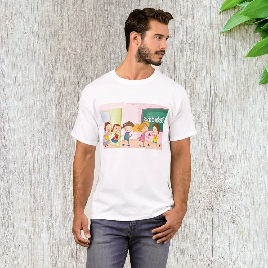 Kinder op school Mannen T-shirt