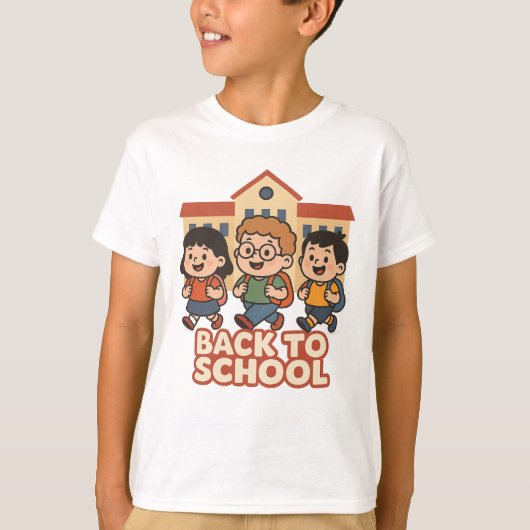 Kinder op school t-shirt (Voorkant)